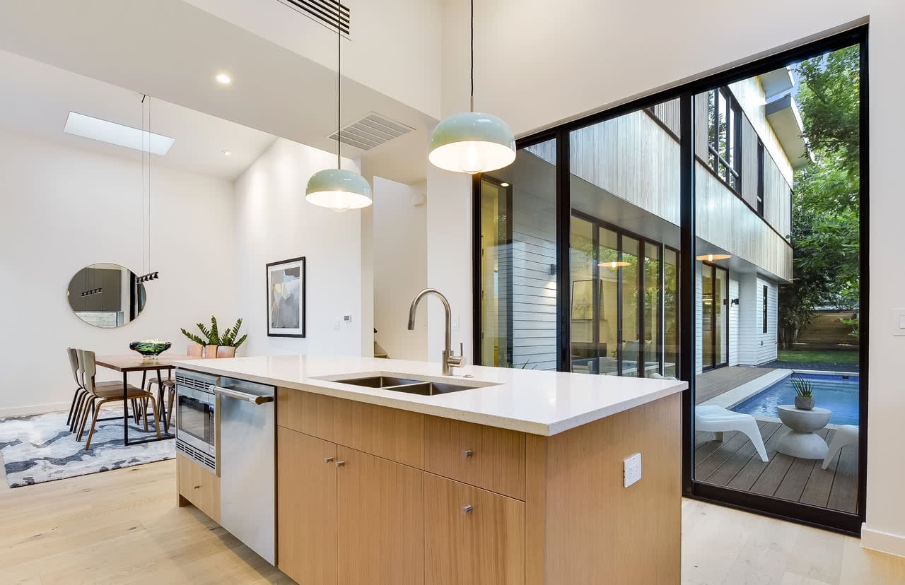 1811 Collier Residence Kitchen Island
